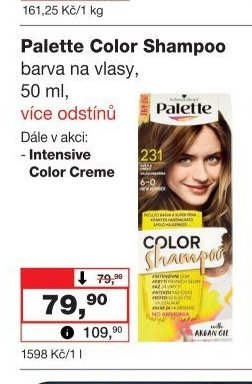 Palette Color Shampoo