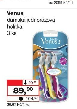Venus dámská jednorázová holítka