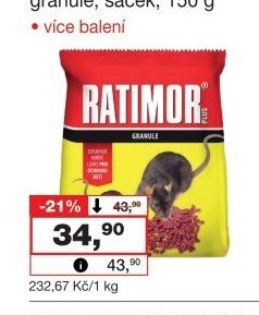 Ratimor nástraha na hlodavce