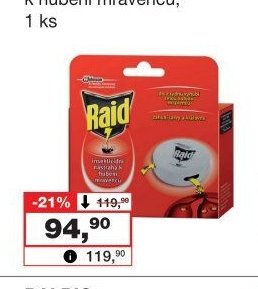 Raid insekticidní nástraha