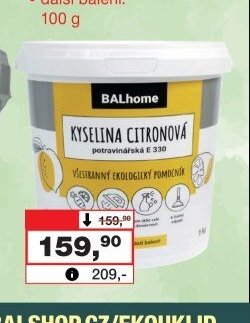 BALHOME kyselina citrónová