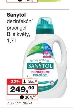 Sanytol dezinfekční prací gel