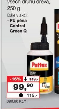 Pattex Wood disperzní lepidlo, 250 g