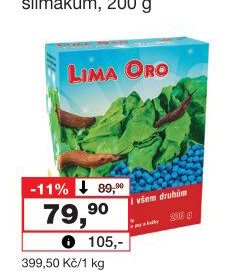 Lima oro přípravek proti všem slimákům, 200 g