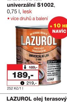 LAZUROL lak univerzální S1002