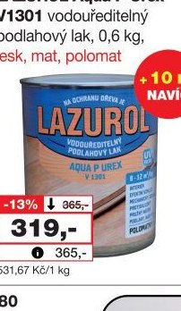 LAZUROL Aqua P Urex V1301