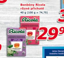 Bylinné bonbony Ricola