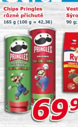 Chipsy Pringles - tubus