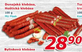 Dunajská klobása Maso uzeniny Písek