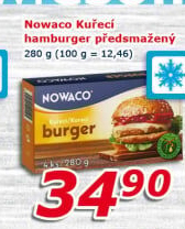 Hamburger kuřecí mražený Nowaco