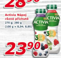 Jogurtový nápoj Activia Danone