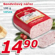 Nářez sendvičový Váhala