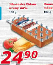 Sýr Eidam uzený 44% Jihočeský Madeta