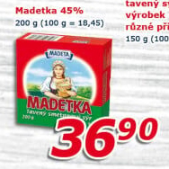 Sýr tavený smetanový Madetka