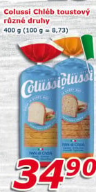 Toustový chléb Colussi