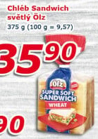 Toustový chléb Sandwich Soft Ölz