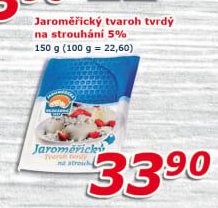 Tvaroh na strouhání Jaroměřický