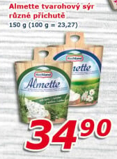 Tvarohový sýr Almette Hochland