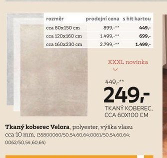 Tkaný koberec Velora