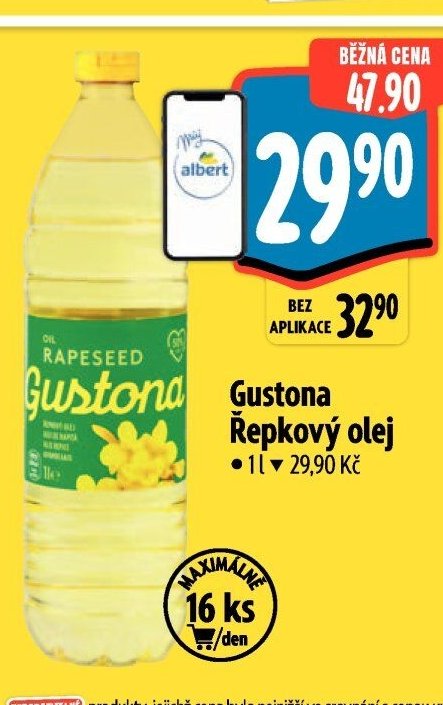 Gustona Řepkový olej