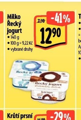 Milko Řecký jogurt