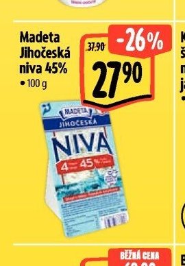 Madeta Jihočeská niva 45%
