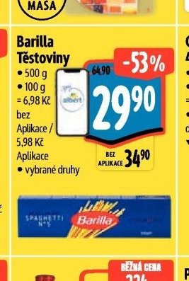 Barilla Těstoviny