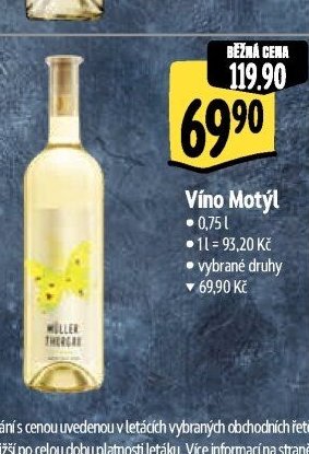 Víno Motýl