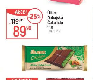 Ülker Dubajská Čokoláda