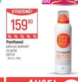 PANTHENOL pěna po opalování