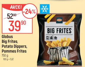 Hranolky mražené Big Frites Globus