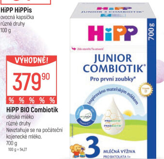 Kojenecká výživa Bio Combiotik HiPP
