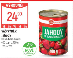 Kompot jahody Váš Výběr