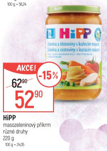 Příkrm masozeleninový Bio HiPP