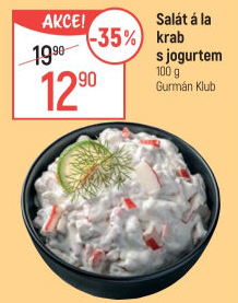 Salát a la krab s jogurtem