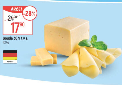 Sýr Gouda 30%