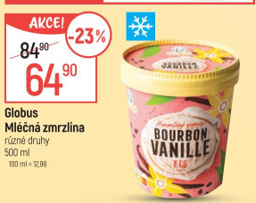 Zmrzlina v kelímku Globus