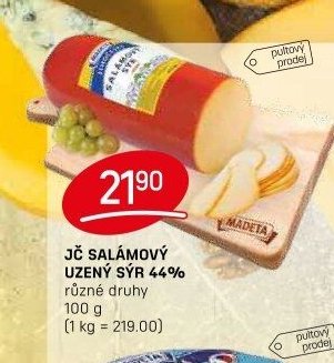 JČ SALÁMOVÝ UZENÝ SÝR 44%