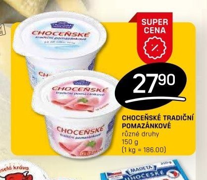 CHOCEŇSKÉ TRADIČNÍ POMAZÁNKOVÉ