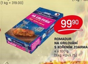 ROMADUR NA GRILOVÁNÍ S KOŘENÍM ZDARMA