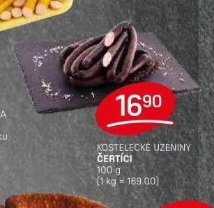 KOSTELECKÉ UZENINY ČERTÍCI 100 g