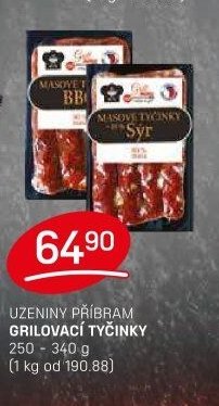 UZENINY PŘÍBRAM GRILOVACÍ TYČINKY 250-340 g