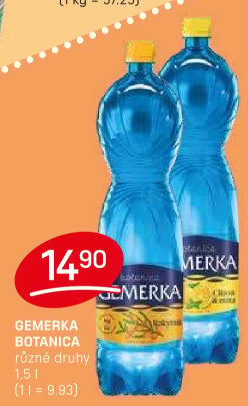 Ochucená voda Gemerka