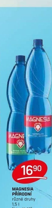 Přírodní voda Magnesia