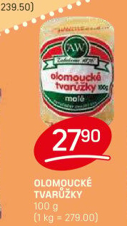 Sýr tvarůžky olomoucké A.W.