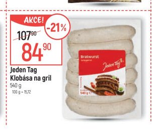 Jeden Tag Klobása na gril 540 g