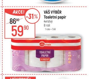 Váš Výběr Toaletní papír - Globus akcniletaky.com