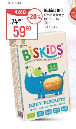 Biskids BIO dětské sušenky - Globus akcniletaky.com