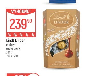 Lindt Lindor pralinky