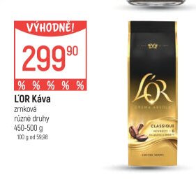 L'OR Káva zrnková